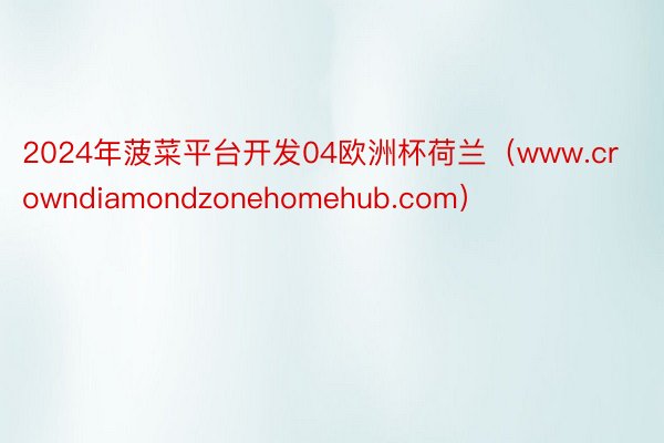 2024年菠菜平台开发04欧洲杯荷兰(www.crowndiamondzonehomehub.com)